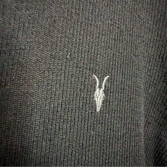 All Saints Black Merino Wool Sweater size Large - Picture 8 of 12